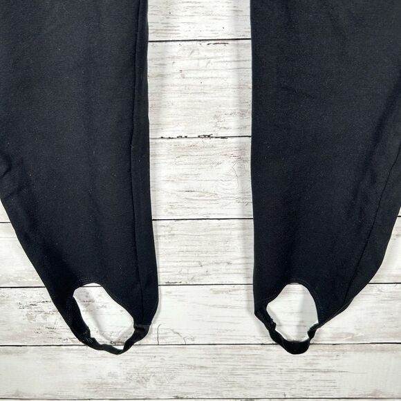 Chico’s Ponte Black Stirrup Rayon Nylon Spandex Legging Pant XL Petite 3 - Picture 4 of 7